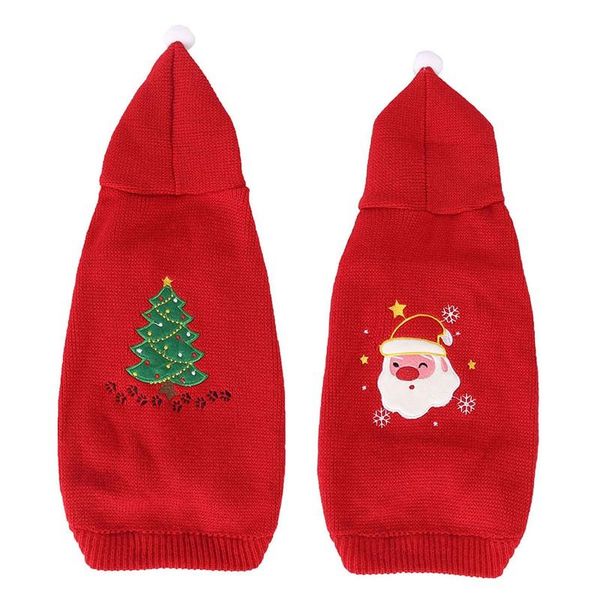 

dog apparel hoodies christmas pullover sweatshirt puppy teddy head hoodie clothes winter warm pet jacket coat n