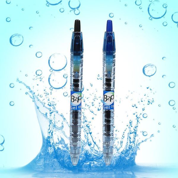 

gel pens fashion creative pen personalized water bottle design japanese black blue ink kawaii neutral stationery school supplies1