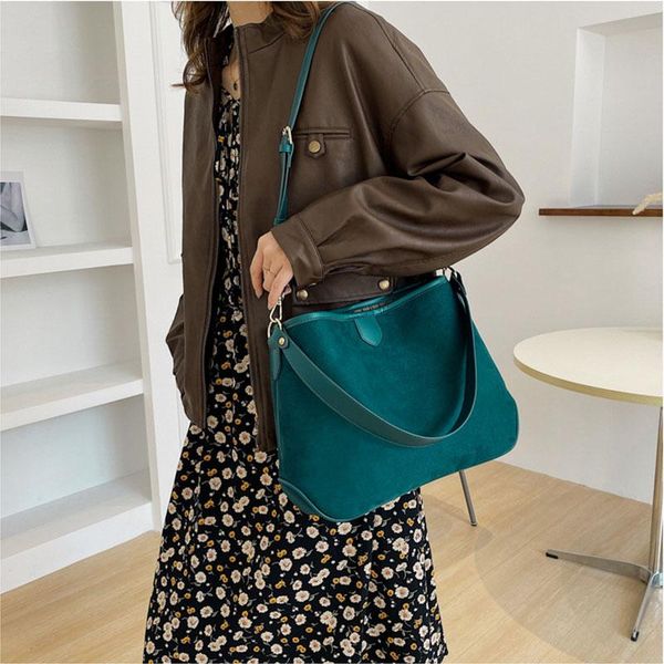

evening bags women's shoulder bag large capacity vintage tote fashion female crossbody winter handbags for ladies shopper pouch