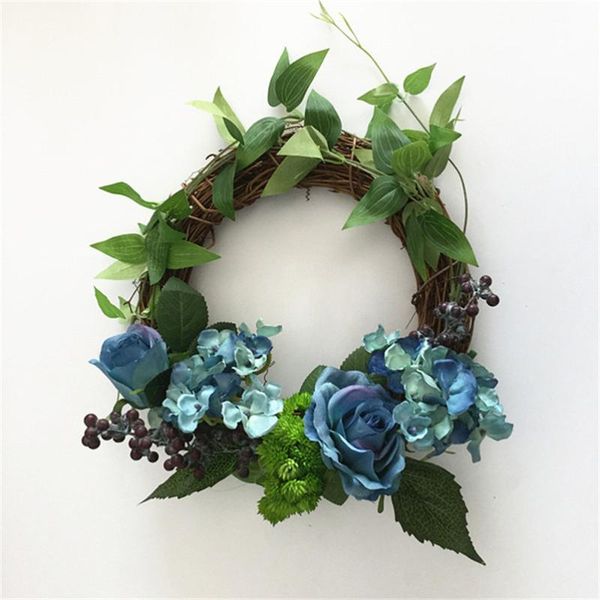 

decorative flowers & wreaths wedding wearth camellia artificial door hanging garland for decoration home party decor