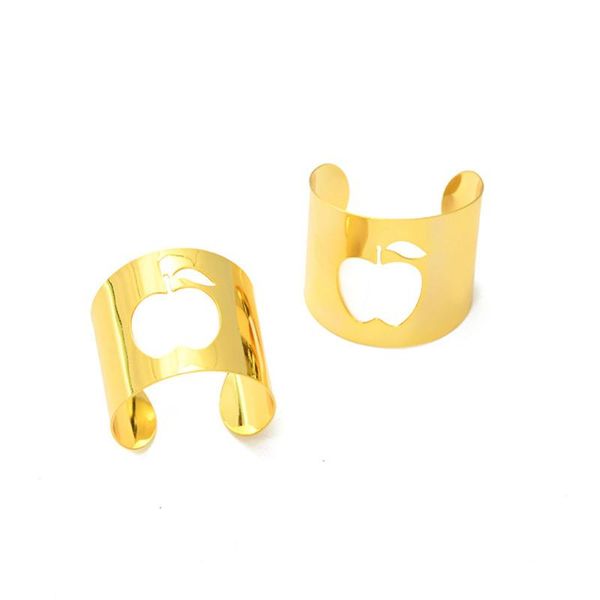 

napkin rings 12 / pcs metal apple ring el tableware towel buckle freight free
