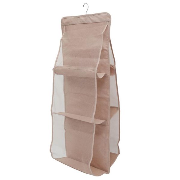 

storage boxes & bins 1pc 6-pocket hanging bag 3 layers double-sided handbag pouch