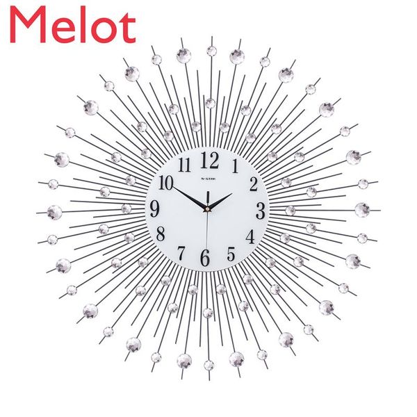 

modern minimalist fan-shaped clock wall living room fashion creative personality majestic home swing mute clocks