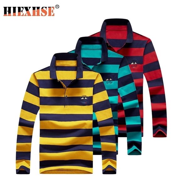 

casual shirts men's long sleeve tee embroidery cotton shirt button collar male dress polo men 210401, White;black