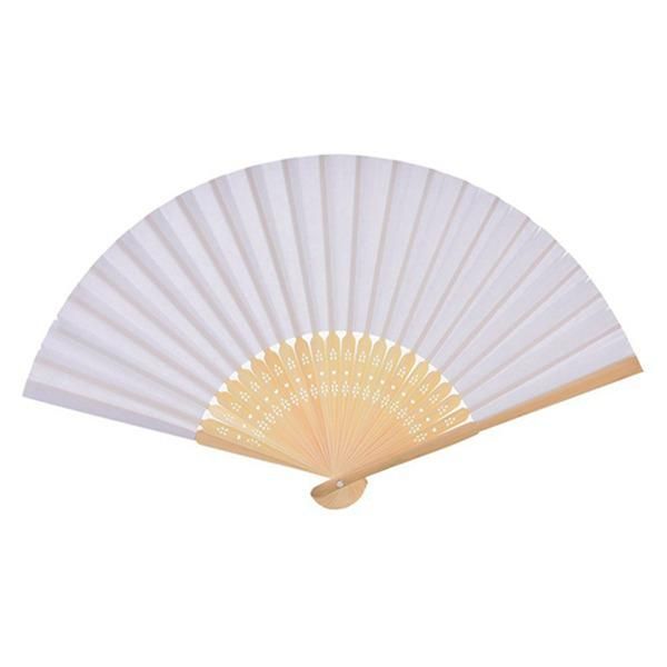 

folding paper hand fan custom halloween ladies baby shower wedding favors gift birthday party decoration(white) other home decor