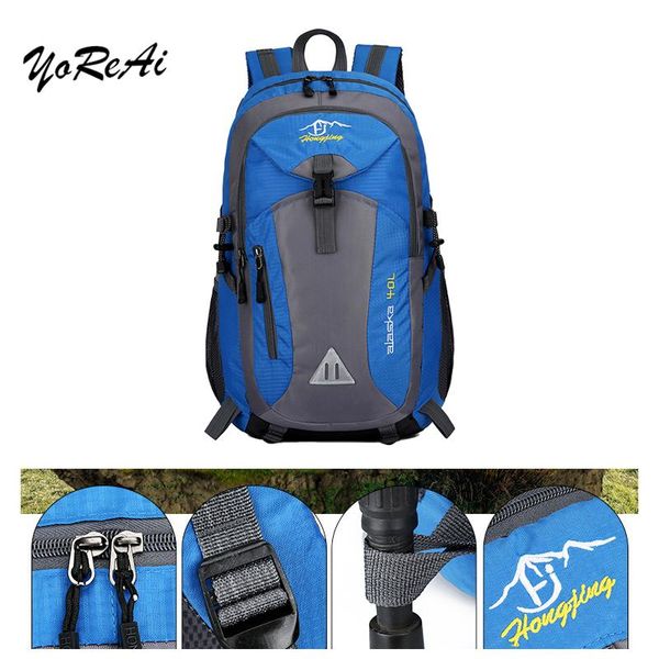 

backpack 2021 nylon outdoor waterproof lapback pack usb charging rucksack men women travel bag camping couples knapsack sac