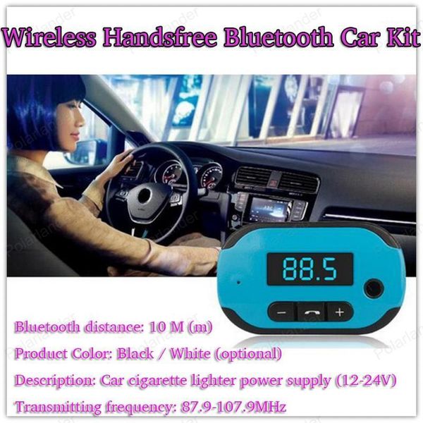 

mini car-styling bluetooth built-in hands-device 10 m distance lcd blue light display1