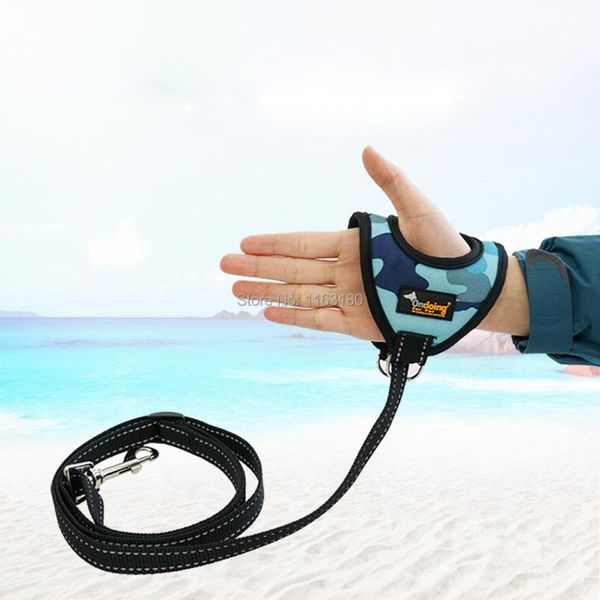 

dog collars & leashes 60 pcs/lot pet traction rope glove shaped leash hand handguard accessories