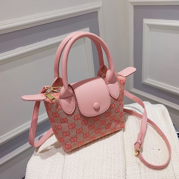 

handbag portable women's autumn new single shoulder version printing diagonal bag