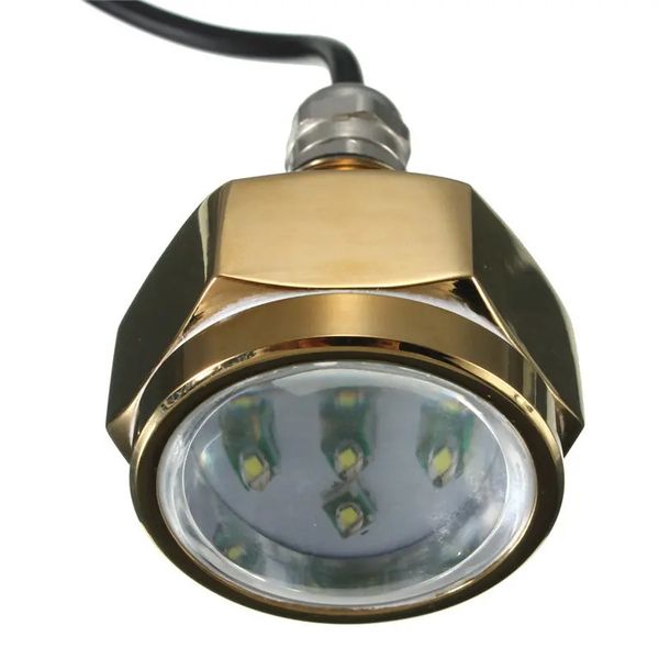 

27w 1800lm dc 11-28v titanium under water led light for yacht boat car motorcycle