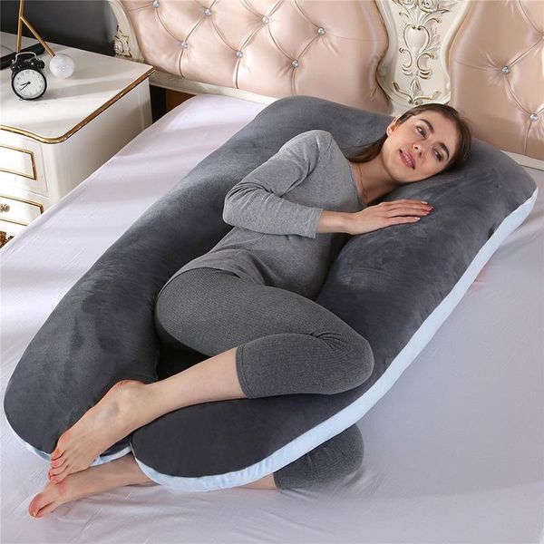 

sleeping support pillow for pregnant women body pw12 100% cotton print u shape maternity pillows pregnancy side sleepers
