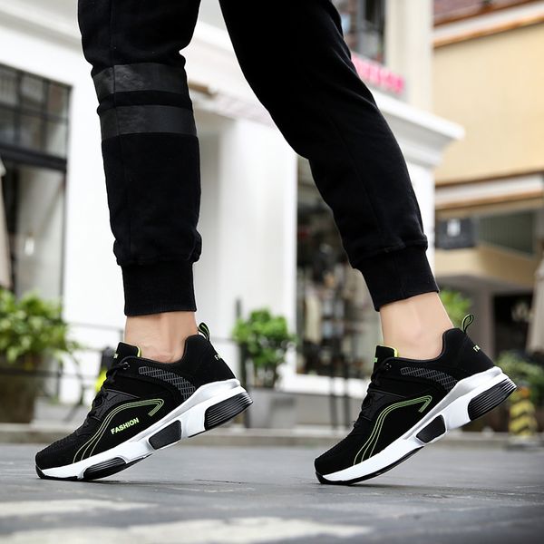 

2022 fashion leahter women men running shoes black white red volt code: lx32-8816 jogging sports trainers sneakers size eur 39-44
