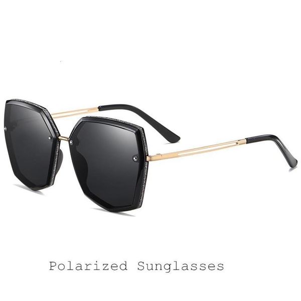 

fashion sunglasses fashion sunglasses luxury europe america polarized sunglasses retro outdoor driving irregular sun glasses for women class, Black