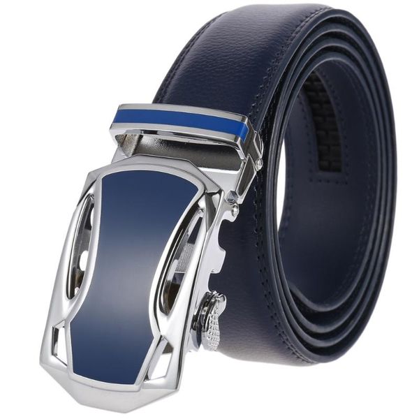

belts male designer automatic buckle cowhide leather men's belt luxury for men ceinture homme ly236-8888-1, Black;brown