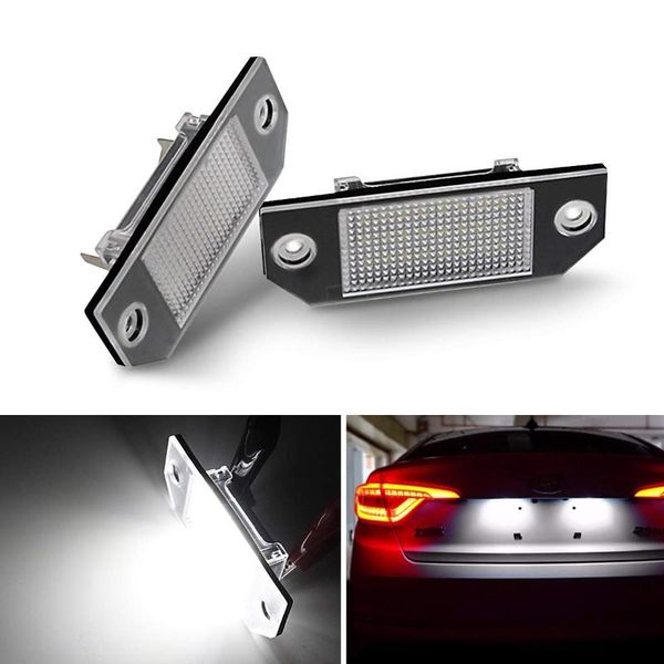 

emergency lights 2x 24 leds car number license plate light for focus 2 c-max 2003 - 2021