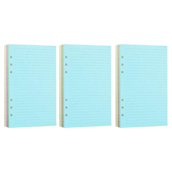 

wall clocks 1 set 3pcs six-hole loose leaf paper a5 notebook