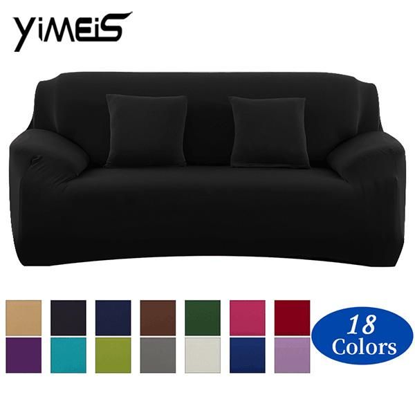 

chair covers couch cover sofa spandex polyester solid color 1-4 seat elastic all-inclusive modern corner slipcover a1