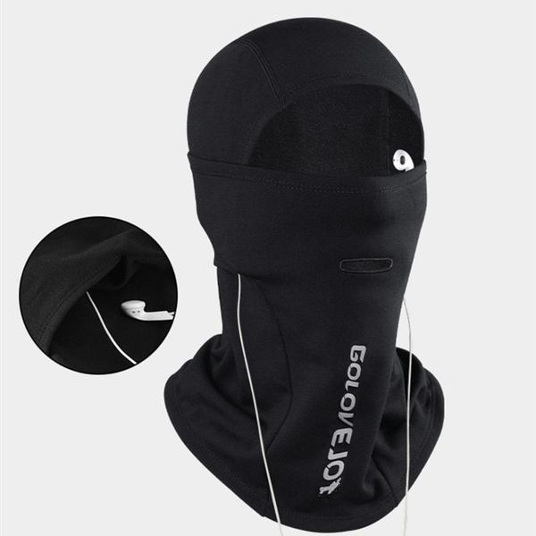

cycling warm hat men autumn and winter outdoor sports waterproof ear protection headscarf windproof fleece face mask black 2021 caps & masks