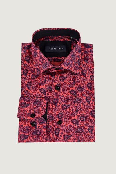 

men's long-sleeve print shirt 20y-4300441 red tracksuits, Gray