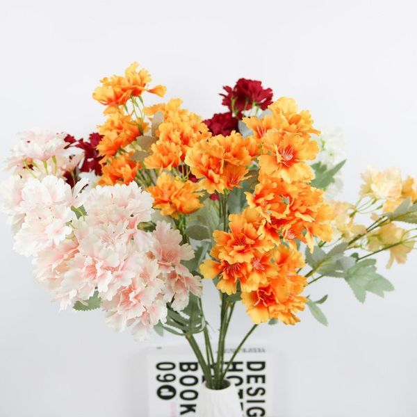 

style small snow european bundle of wedding home props plastic decoration peony imitation flowers1