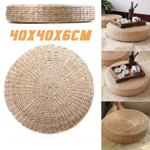 

cushion/decorative pillow 40cm 6mm round floor cushion japanese style meditation yoga seat mat tatami futon flat home decor