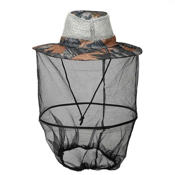 

outdoor hats 55% discounts camouflage fishing camping anti mosquito mesh hat face protective caps, Black;white