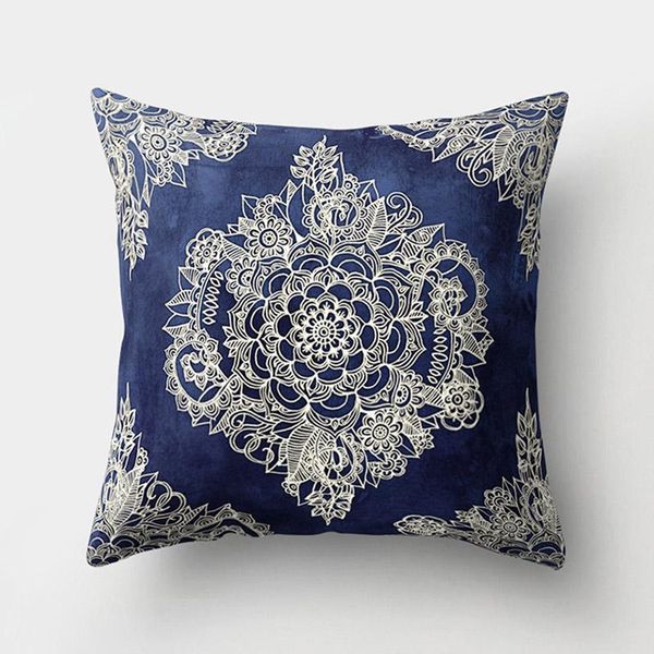 

pillow case mandala pattern polyester throw 1pc high quality