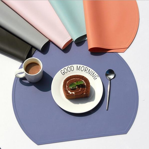 

mats & pads fyjafon 2pieces silicone placemat anti- el table waterproof oilproof mat anti-slip dish pad protection