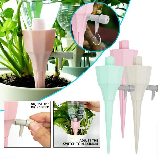 

watering equipments 3pcs automatic drip irrigation system plant greenhouse garden adjustable dripping device