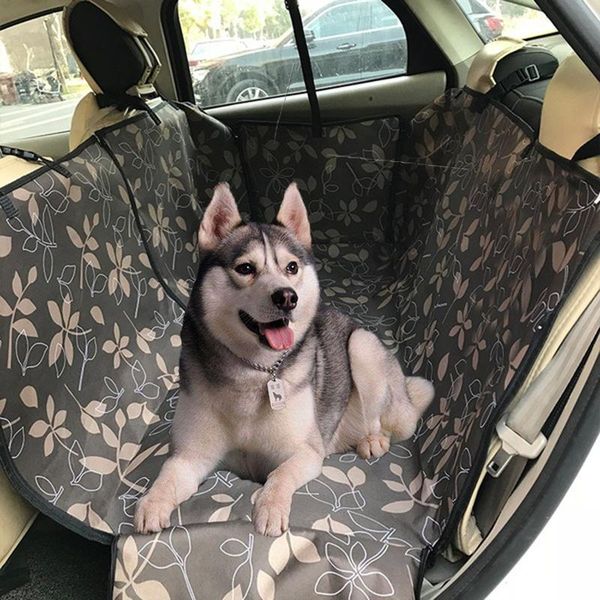 

pet carriers dog car seat cover trunk mat protector carrying back with zipper and pocket for travel covers