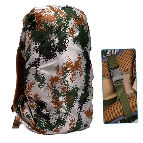 

outdoor bags rain cover backpack 90l 95l 100l waterproof bag camo army tactical camping hiking climbing dust raincover molle rucksack