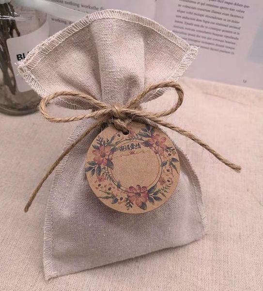 

gift wrap 20pcs burlap candy bags vintage bag natural jute sack favor baby shower rustic weddings receptions favors and gifts