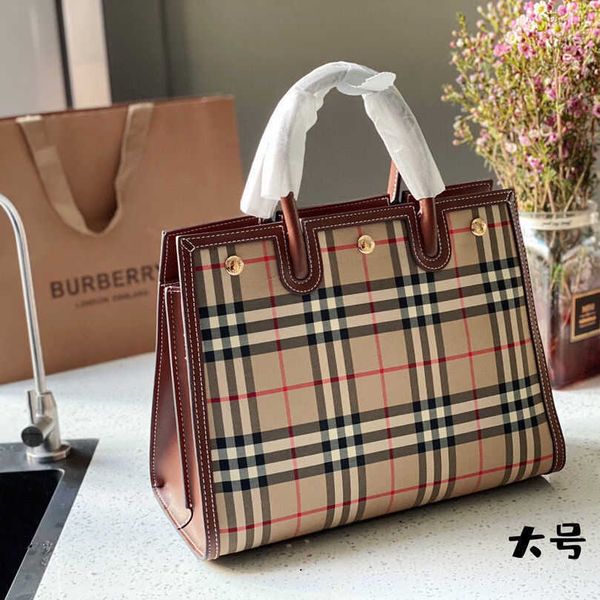 

handbag new spring / summer 2021 versatile lattice handbag large handbag zly