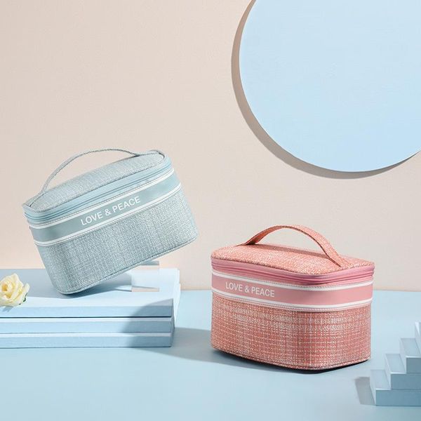 

cosmetic bags & cases 2021 sell makeup bag summer toiletry trousse de toilette neceser mujer women large-capacity make up box