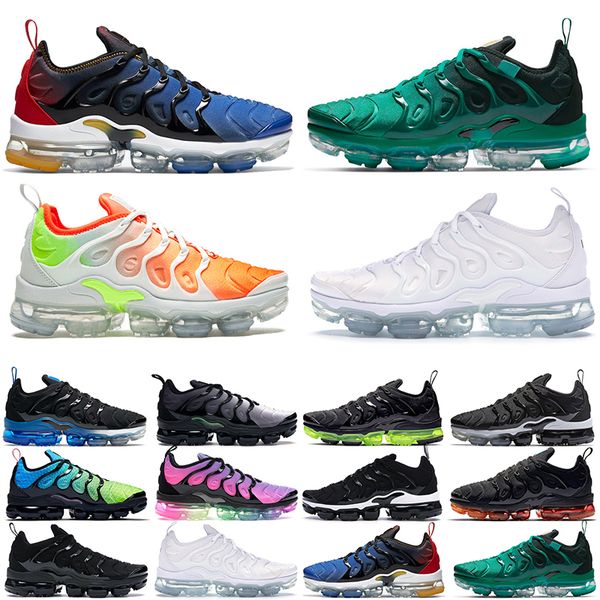 

men women tn plus running shoes triple black white psychic pink pure platinum summer gradient sunset usa mens trainers outdoor sports sneake