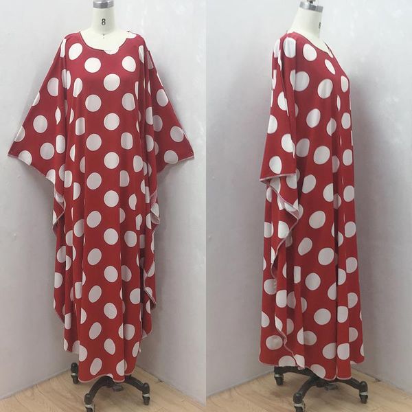 

dashikiage fashion women's traditional african print dashiki party large size long dress ethnic clothing, Red