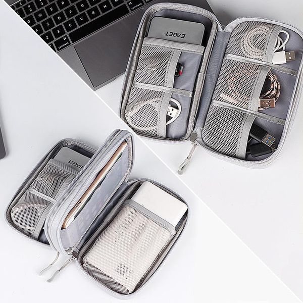 

storage bags multifunctional organizer bag pouch for hard drive usb cord charger earphone carrying case cable cords