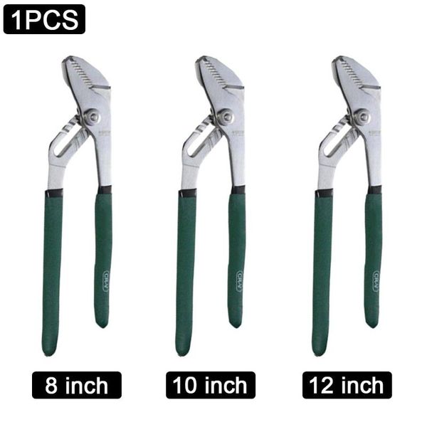 

hand tools 8/10/12 inch pliers tongue-and-groove adjustable locking plier wrench with straight jaw tool for pipe lock multi using