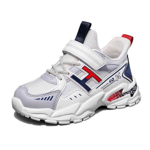 

children shoes for boys sneakers kids casual shoes girls sneakers kids shoes breathable mesh lighted tenis infantil menino 2021 g0211, Black;red