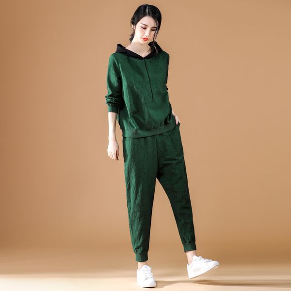 

fashion designer short sleevee drawstring pants in green girl two sets a501, White