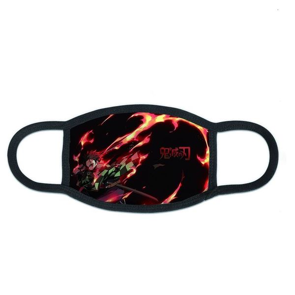 

masks cotton ghost blade cartoon printed cloth two dimensional washable