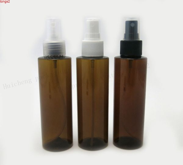

30 x 150ml empty refillable bottles amber plastic perfume atomizer spray bottle makeup wholesale availablegood qty