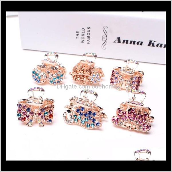 

clips & barrettes drop delivery 2021 fashionable trend women hand jewelry aessories wholesale custom clip pearl hair claw l0isy, Golden;silver