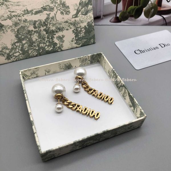

style letter tassel earrings female high edition diamond inlaid fashion letter earrings black friday online sales, Silver
