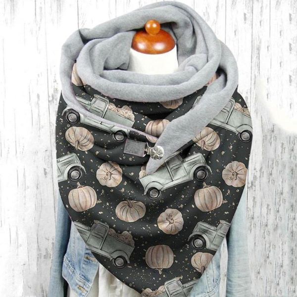 

scarves winter shawls stylish washable thick scarf print festive, Blue;gray