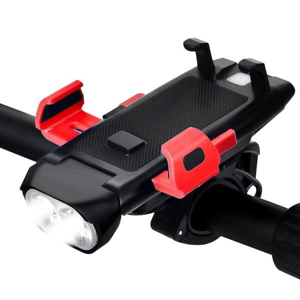 

bike saddles bicycle light mountain horn front charging mobile phone holder lighting night riding