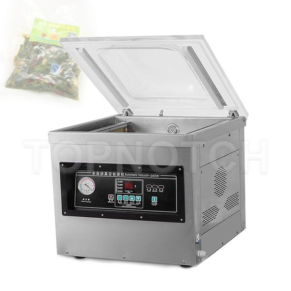Máquina elétrica de embalagem de vácuo Câmara de aço inoxidável grãos de chá de chá de plástico sacos de alimentos