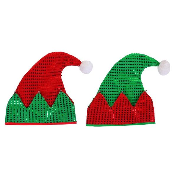 

beanies red/ green santa hat christmas funny party hats for xmas holiday theme