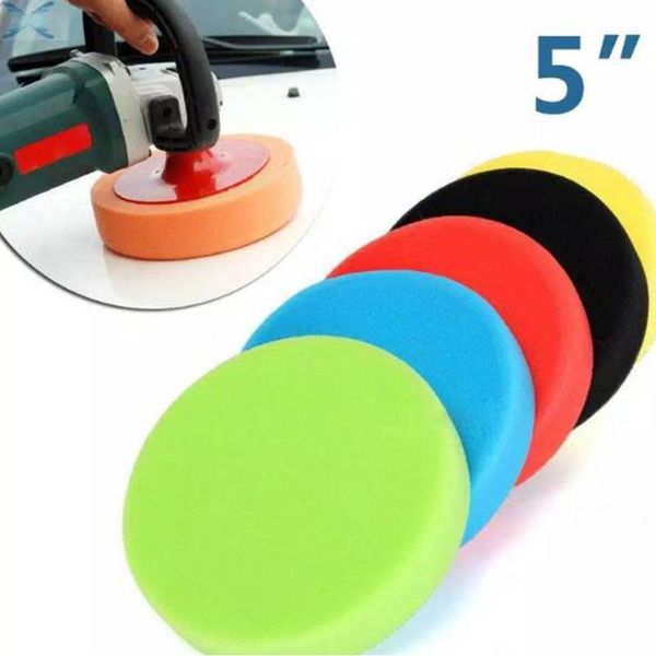 

portable polishing foam cleaning tools waxing set pad kit 34567inch 1pcs multicolor auto polisher buffer vehicle car sponge