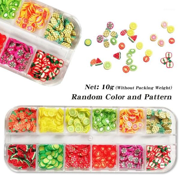 

grid nail sequins mixed sized 12 styles fruit pattern decoration diy 3d art decorations1, Silver;gold